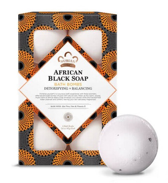 Nubian Heritage African Black Soap Bath Bombs